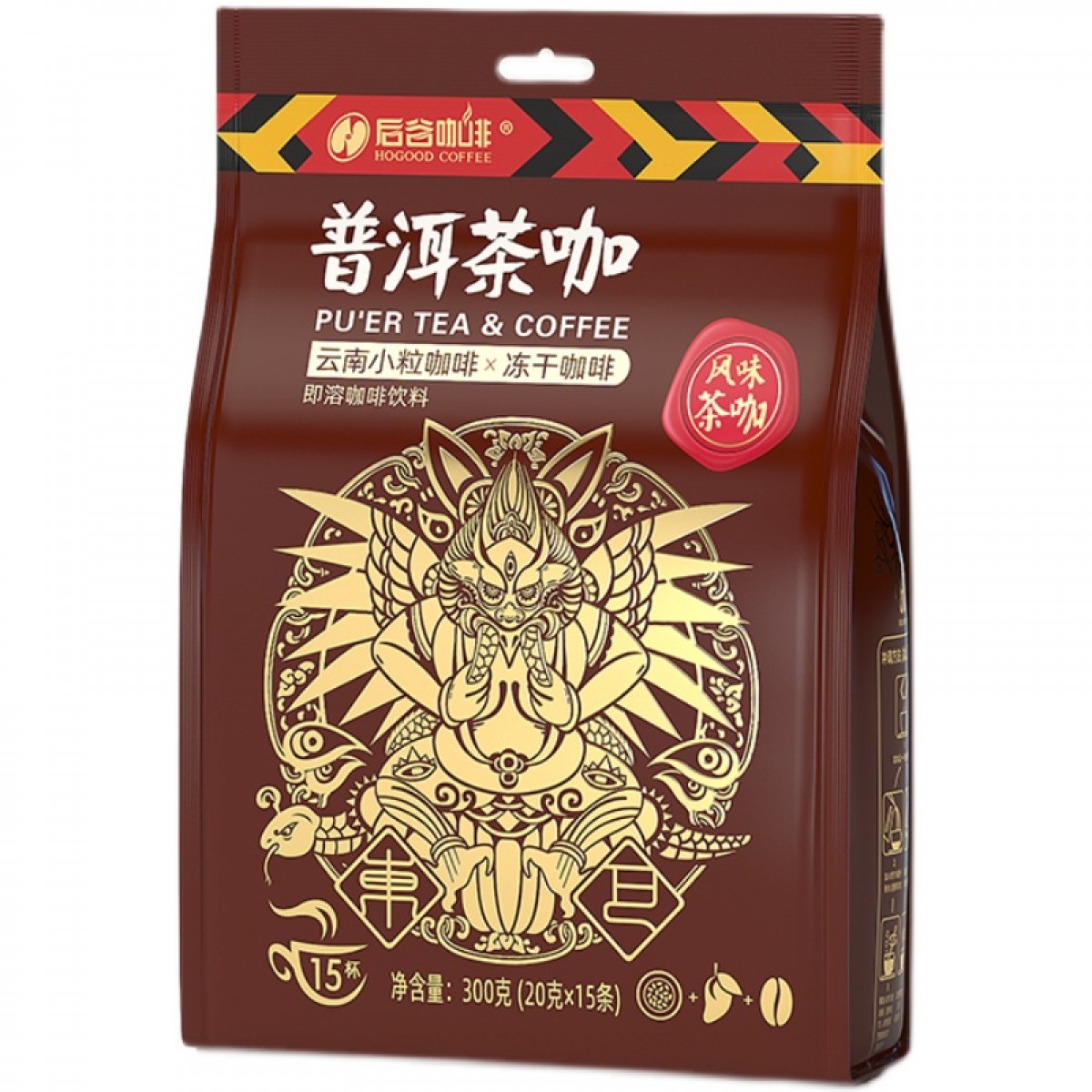 后谷咖啡 普洱茶咖20g*15条*袋