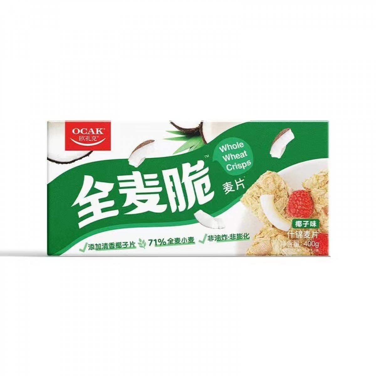 欧扎克全麦脆400g（椰子味）