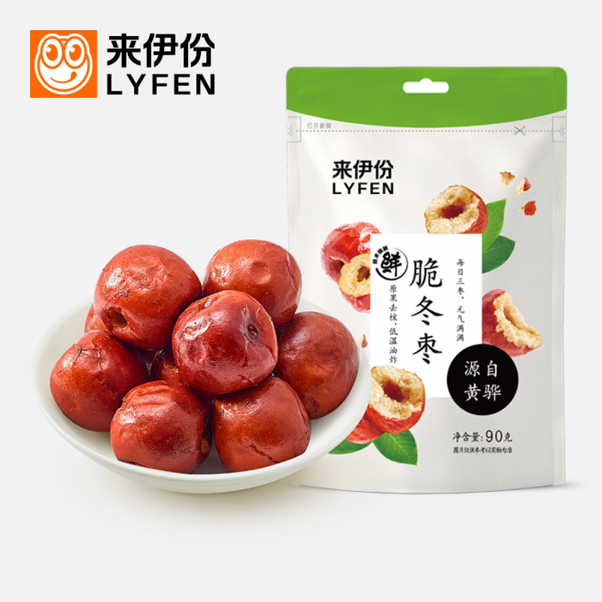 来伊份脆冬枣90g