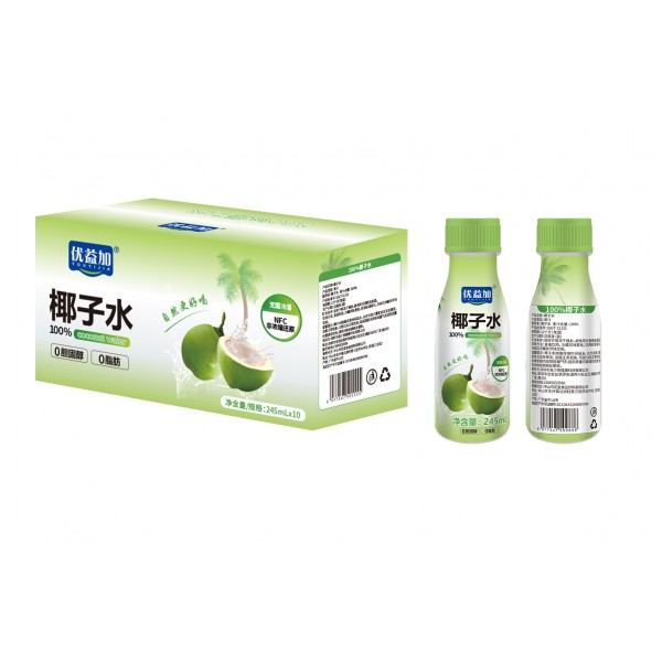 优益加 100%椰子水245ml X 10瓶 Y