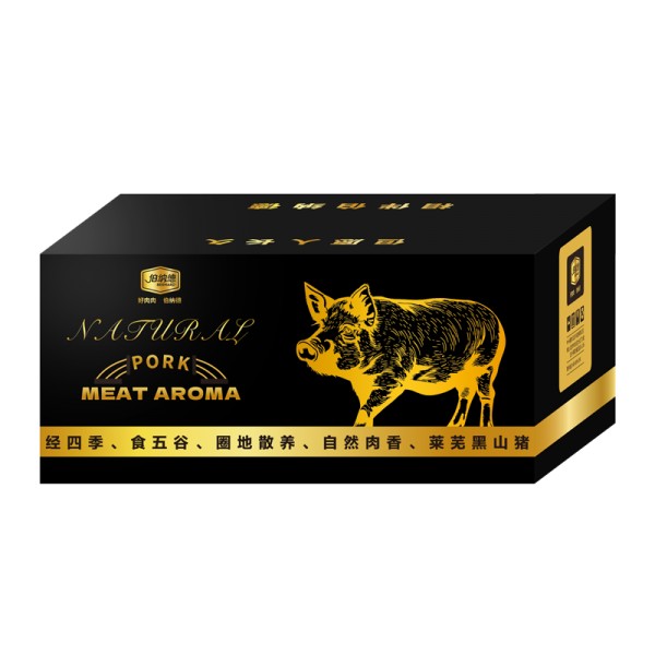 伯纳德 莱芜黑山猪肉礼盒2000g