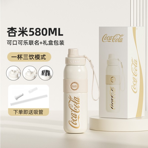 格沵可口可乐联名款元气运动保温杯580ml Y