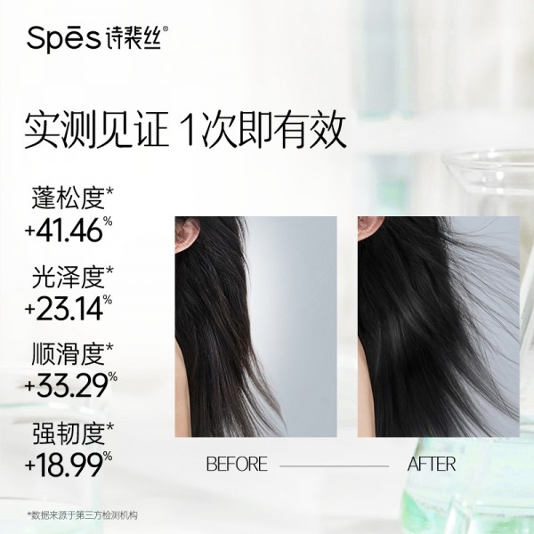 Spes诗裴丝无硅油丰盈洗护套500ml*2（洗发水+护发素）